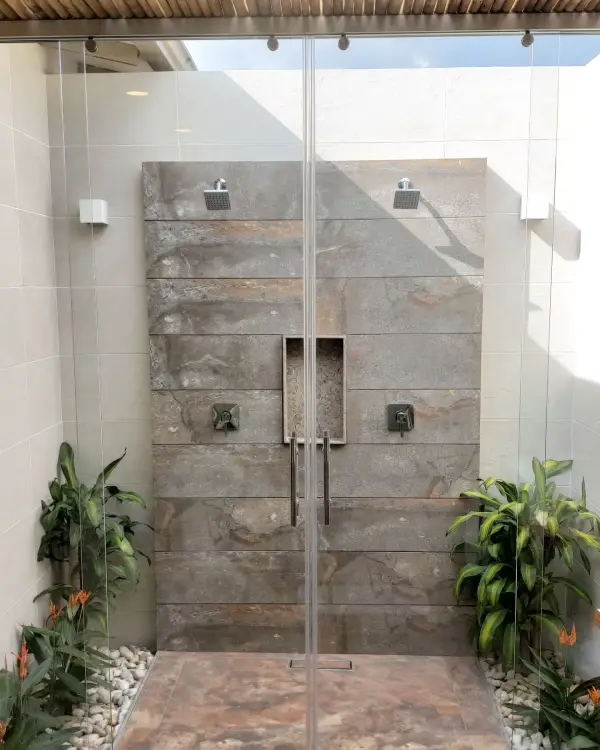 Ducha Exterior Doble Baño Suite Campestre Tamarameque Togüí Boyacá