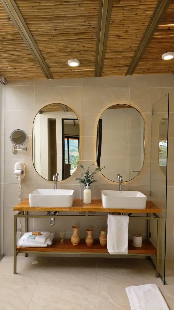 Mueble Lavamanos Doble Baño Suite Campestre Tamarameque Togüí Boyacá
